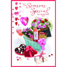 JVC0357 Someone Special Female Trad C75 Valentine's Day Card SE31684