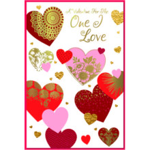 JVC0345 One I Love Female Trad C75 Valentine's Day Card SE31688