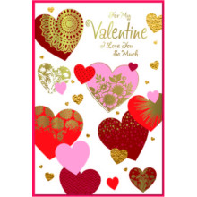 JVC0300 Open Fem Trad C75 Valentine's Day Card SE31688