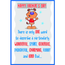 JFC0203 Open Humour C50 Father's Day Cards SE31762