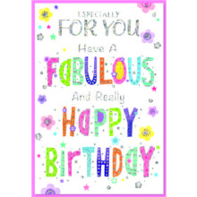 Open Female Modern C50 Card SE31799