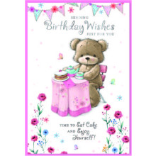 Open Female Cute C50 Card SE31801