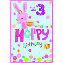 Age 3 Girl C50 Card SE31805
