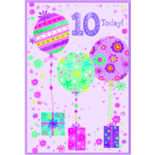 Age 10 Girl C50 Card SE31808