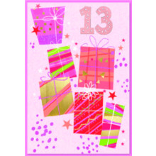 Age 13 Girl C50 Card SE31809