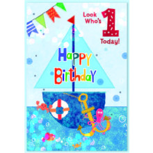 Age 1 Boy C50 Card SE31810