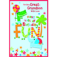 Great Grandson Juvenile C50 Card SE31811
