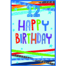 Age 12 Boy C50 Card SE31815