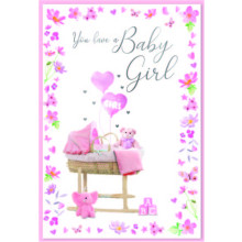Baby Girl C50 Card SE31819