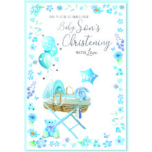 Christening Boy C50 Card SE31820