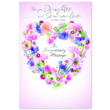Daughter & Son-in-law Anniversary Trad C50 Card SE31825