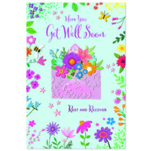 Get Well Female Trad C50 Card SE31829