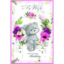 Wife Birthday Cute C75 Card SE31842