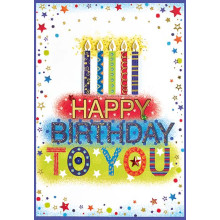 Open Male Isabel's Garden Card SE31865