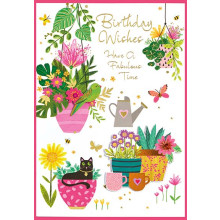Open Female Isabel's Garden Card SE31868