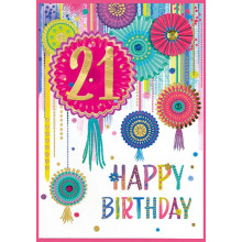 Age 21 Female Isabel's Garden Card SE31870