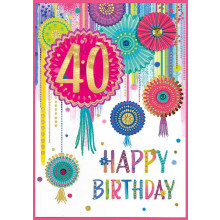 Age 40 Female Isabel's Garden Cards SE31870