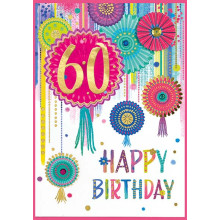 Age 60 Female Isabel's Garden Card SE31870