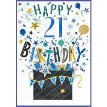 Age 21 Male Isabel's Garden Card SE31871
