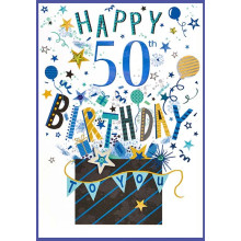 Age 50 Male Isabel's Garden Card SE31871