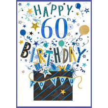 Age 60 Male Isabel's Garden Card SE31871