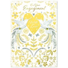 Engagement Isabel's Garden Card SE31873