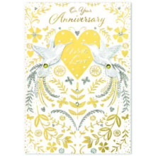 Your Anniversary Isabel's Garden Card SE31873