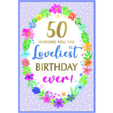 Age 50 Female C50 Card SE31883