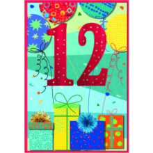 Age 12 Boy C50 Card SE31900