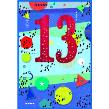 Age 13 Boy C50 Card SE31901