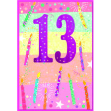 Age 13 Girl C50 Card SE31907