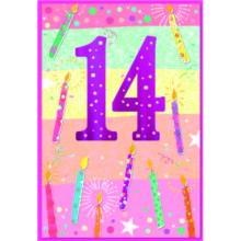 Age 14 Girl C50 Card SE31907