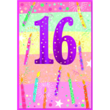 Age 16 Girl C50 Card SE31907