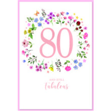 Age 80 Female C50 Card SE31908