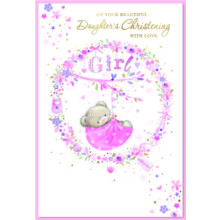 Christening Girl C50 Card SE31912