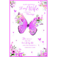 Wife Birthday Trad C75 Card SE31928
