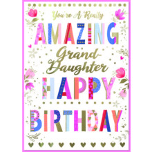Grandaughter Modern C90 Card SE31942