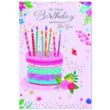 Open Female Modern C50 Card SE31955