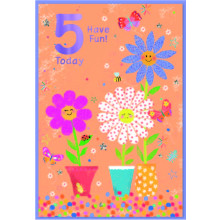 Age 5 Girl C50 Card SE31965