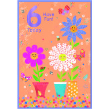 Age 6 Girl C50 Card SE31965