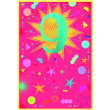 Age 9 Juvenile Girl C50 Card SE31967