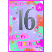 Age 16 Girl C50 Card SE31968