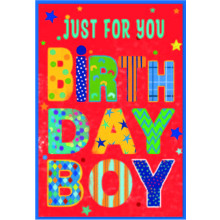 Open Juvenile Boy C50 Card SE31972