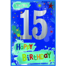 Age 15 Boy C50 Card SE31974