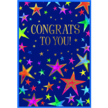 Congrats Male Modern C50 Card SE31977