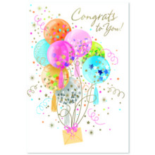 Congrats Female Modern C50 Card SE31978