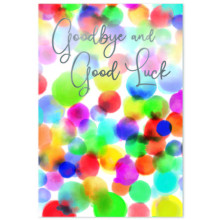 Goodbye & Good Luck Modern C50 Card SE31980
