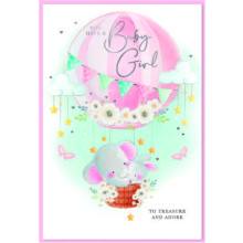 Baby Girl C50 Card SE31981