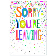 Sorry You're Leaving C50 Card SE32011