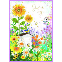 Blank Female Isabel's Garden Card SE32029